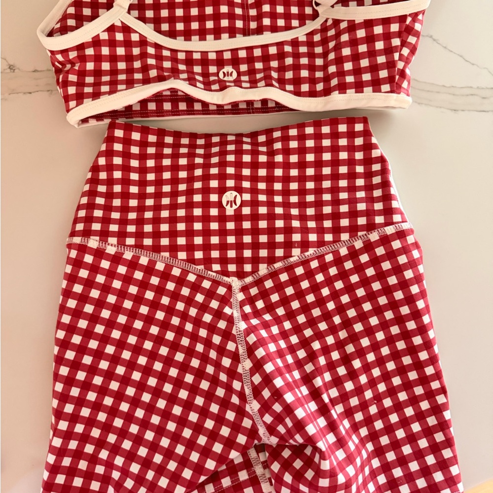 Astoria Red Gingham set XS - Picture 2 of 2